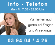 Info-Telefon 03 94 04 / 4 26